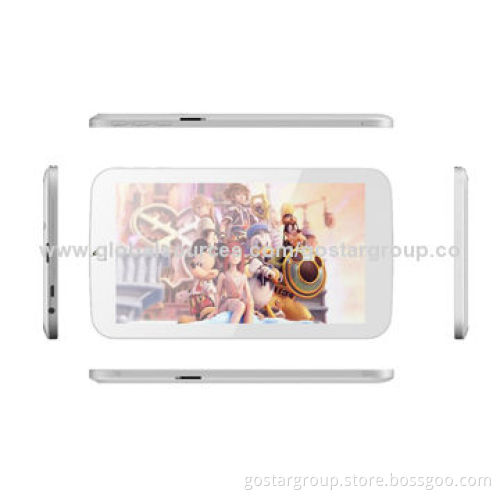 7-inch Dual-core Dual-SIM Tablet PCs/MIDs with 3G Phone Call, GPS, Bluetooth, FM